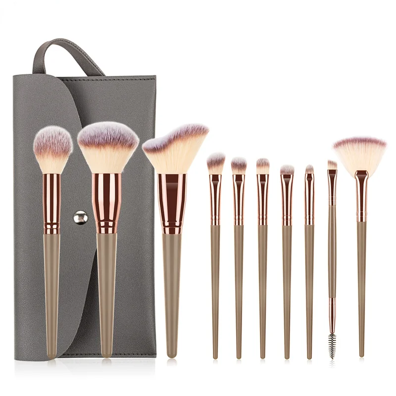 10pcs Professional Makeup Brushes Set With Bag Foundation Eyelash Eyebrow Eyeshadow Cosmetic High Quality Face Eye Cosmetic Tool
10pcs Professional Makeup Brushes Set With Bag Foundation Eyelash Eyebrow Eyeshadow Cosmetic High Quality Face Eye Cosmetic Tool