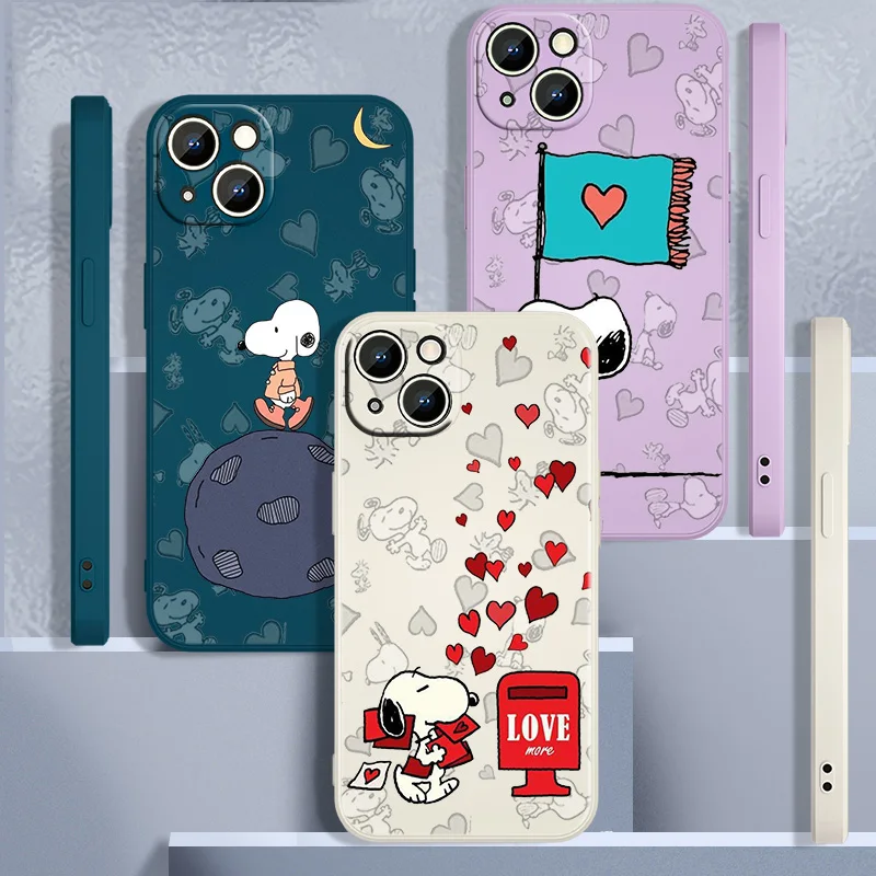 Snoopy puppy For Apple iPhone 12 13 Pro mini Pro Max X XR XS XS MAX SE 2020 TPU Liquid Silicone Cover Funda Soft Phone Case Capa
Snoopy puppy For Apple iPhone 12 13 Pro mini Pro Max X XR XS XS MAX SE 2020 TPU Liquid Silicone Cover Funda Soft Phone Case Capa