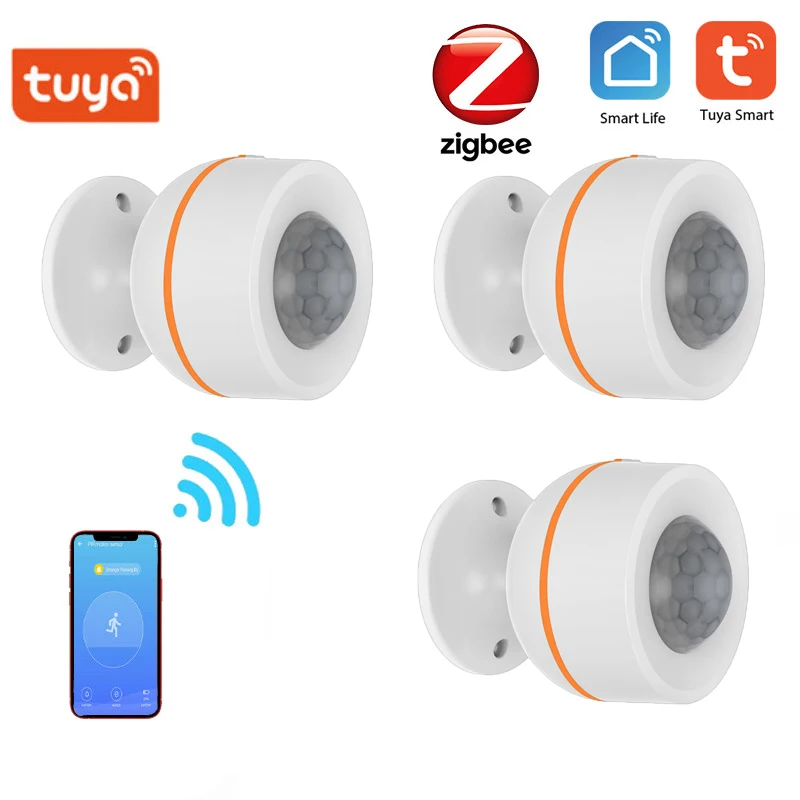 Tuya ZigBee Smart PIR Motion Sensor Wireless Infrared Detector Security Burglar Alarm Sensor Smart Life APP Control Compatible
Tuya ZigBee Smart PIR Motion Sensor Wireless Infrared Detector Security Burglar Alarm Sensor Smart Life APP Control Compatible