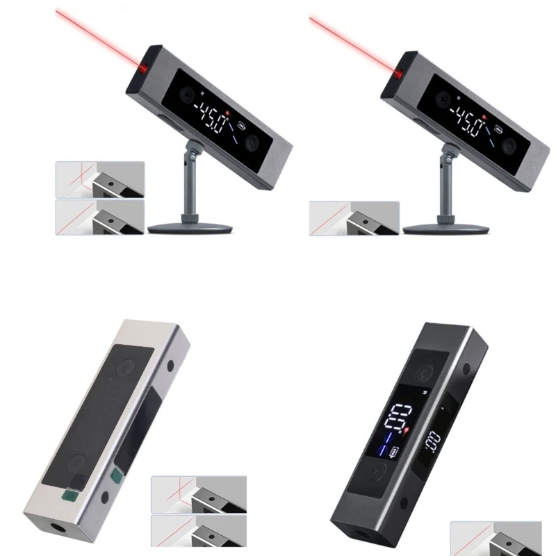 Laser Protractor- Laser Level Digital Inclinometer Construction Measure Tools Dual/Single Laser LED Display Angle Finder
Laser Protractor- Laser Level Digital Inclinometer Construction Measure Tools Dual/Single Laser LED Display Angle Finder
