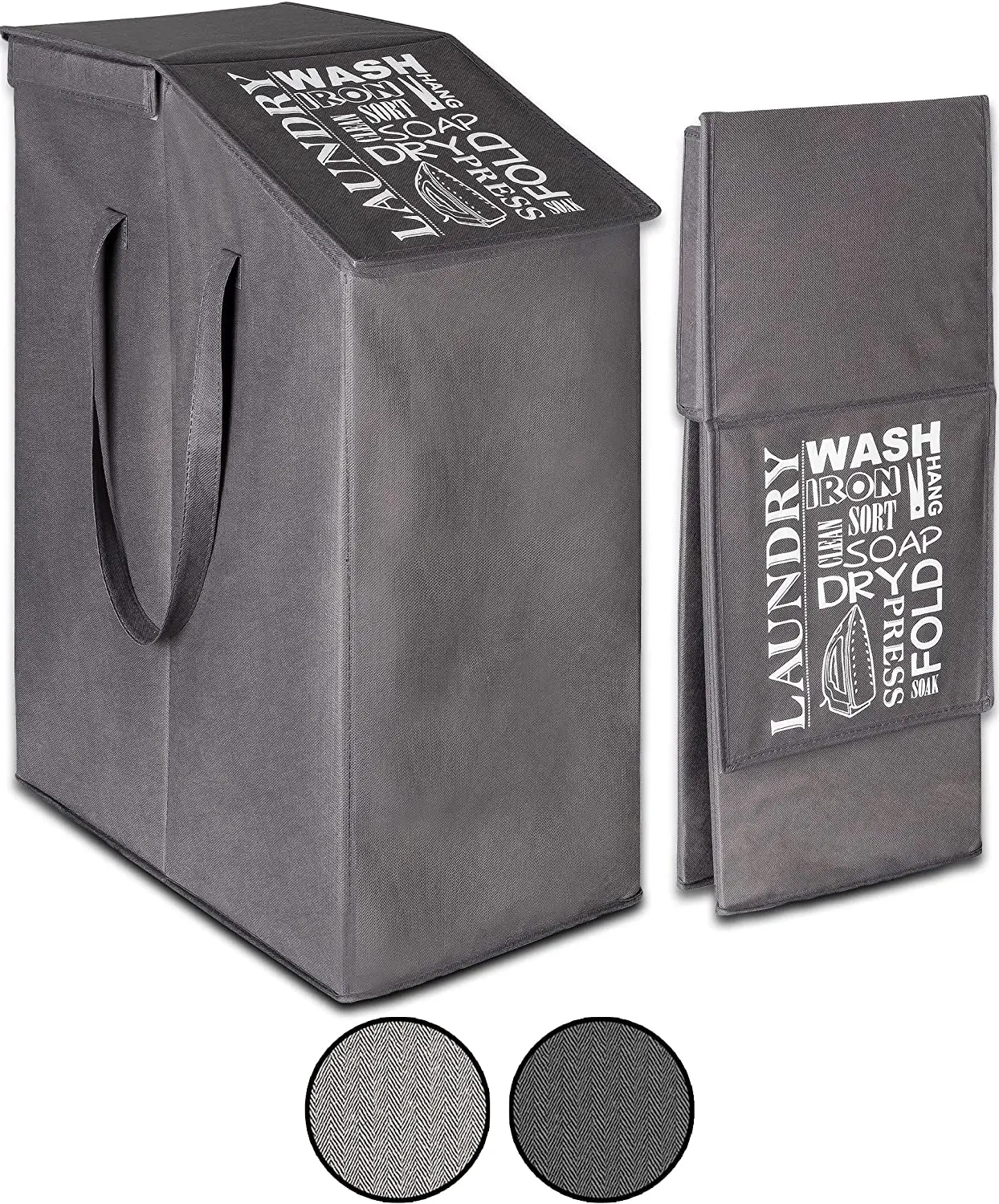 large laundry basket with lid -120 l-40 x 45 x 70 cm - laundry basket with 2 compartments - beige gray laundry sorting machine -
large laundry basket with lid -120 l-40 x 45 x 70 cm - laundry basket with 2 compartments - beige gray laundry sorting machine -