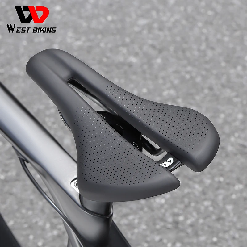 WEST BIKING Ultralight Carbon Fiber Speed Saddle Hollow Road Bike Seat Short Nose Racing Bike Saddle Triathlon Bike Accessories
WEST BIKING Ultralight Carbon Fiber Speed Saddle Hollow Road Bike Seat Short Nose Racing Bike Saddle Triathlon Bike Accessories