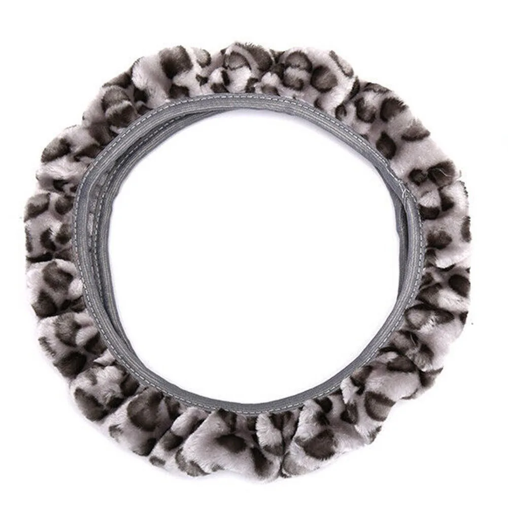 Trendy Leopard Print Car Steering Wheel Cover Cozy Cotton+Polyster Material Suitable for Most Steering Wheels
Trendy Leopard Print Car Steering Wheel Cover Cozy Cotton+Polyster Material Suitable for Most Steering Wheels