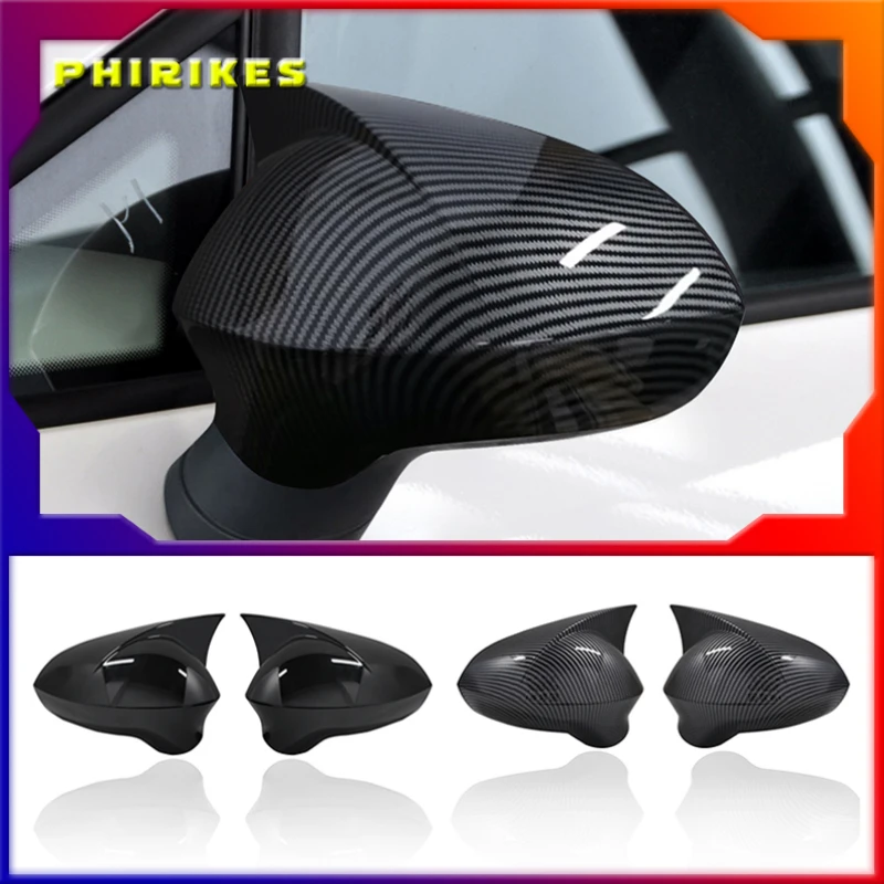 For Seat Ibiza Mk4 6J Rear Mirror Cover Bright Piano Black View Case Protector Cap 2009 2017 ABS Plastic 2 Pcs FR Bat Style
For Seat Ibiza Mk4 6J Rear Mirror Cover Bright Piano Black View Case Protector Cap 2009 2017 ABS Plastic 2 Pcs FR Bat Style