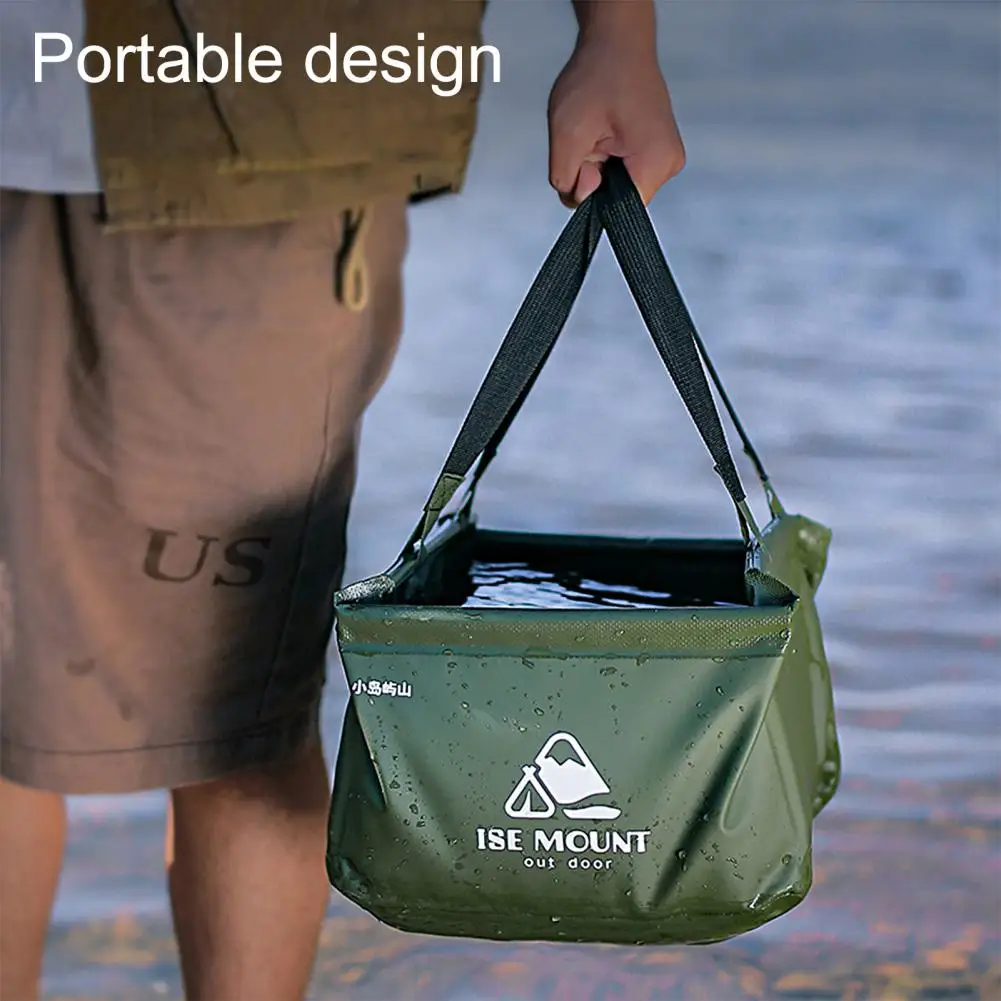 Practical Water Storage Bag Multifunctional Large Opening with Handle Strap Foldable Bucket Outdoor Supplies
Practical Water Storage Bag Multifunctional Large Opening with Handle Strap Foldable Bucket Outdoor Supplies