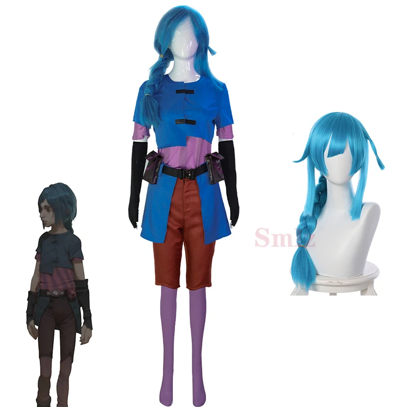 Arcane: LOL- Powder Jinx Cosplay Costume Outfits Halloween Carnival Christmas Suit For Adult Women Girls Gitfs
Arcane: LOL- Powder Jinx Cosplay Costume Outfits Halloween Carnival Christmas Suit For Adult Women Girls Gitfs
