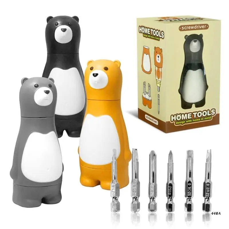 Multifunction Screwdriver Bit Set Cartoon Non-Slip Handle Hand Tool Removable Hex Bits Slotted Soft Grip for Kids Toy
Multifunction Screwdriver Bit Set Cartoon Non-Slip Handle Hand Tool Removable Hex Bits Slotted Soft Grip for Kids Toy