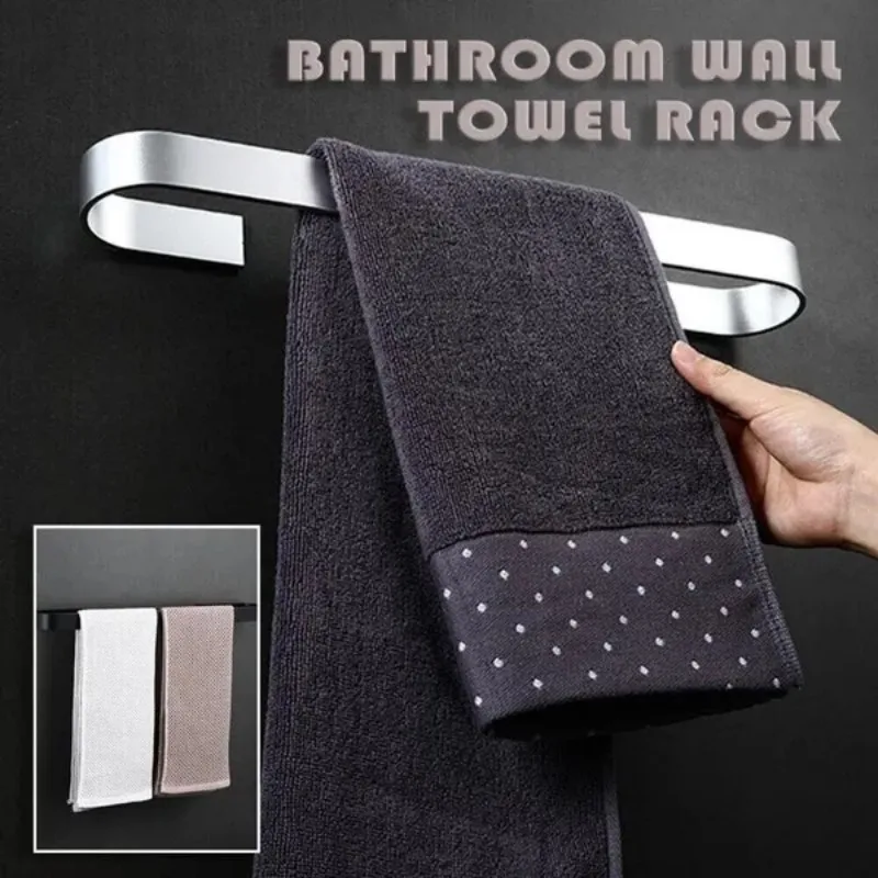 Towel Rack Holder Wallmounted Bathroom Self-adhesive Hanging Hanger Shelf Bathroom Accessories Stainless Steel Bathroom Hardware
Towel Rack Holder Wallmounted Bathroom Self-adhesive Hanging Hanger Shelf Bathroom Accessories Stainless Steel Bathroom Hardware