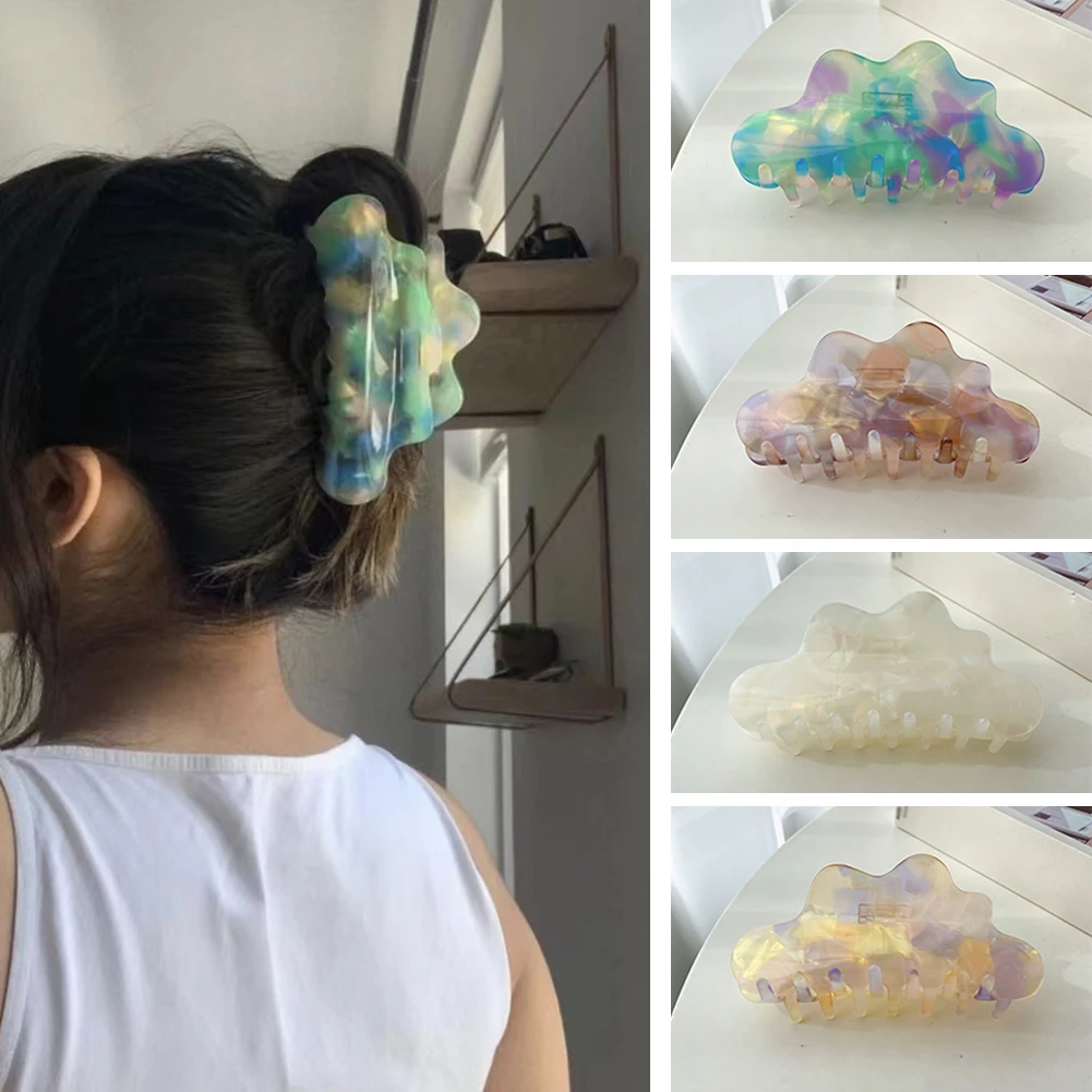 Korean Style Women Hair Claws Elegant Acetate Hairpin Colorful Hair Clips Large Geometry Headwear for Girl Hair Accessories
Korean Style Women Hair Claws Elegant Acetate Hairpin Colorful Hair Clips Large Geometry Headwear for Girl Hair Accessories