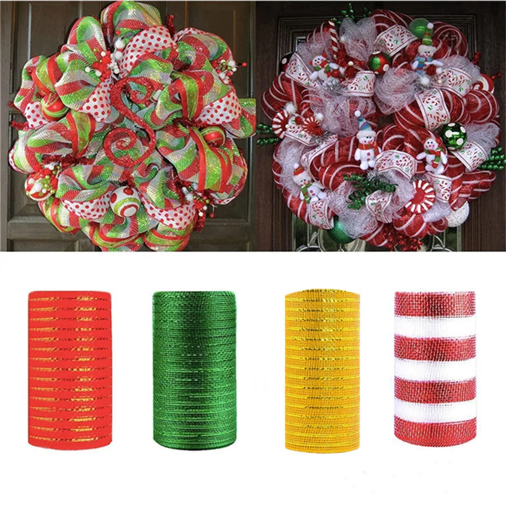 1Roll 10Yard Mesh Ribbon DIY Xmas Tree Gold Glitter Mesh Roll Decorations Wedding Christmas Decor Navidad Gift Packing Ribbon
1Roll 10Yard Mesh Ribbon DIY Xmas Tree Gold Glitter Mesh Roll Decorations Wedding Christmas Decor Navidad Gift Packing Ribbon