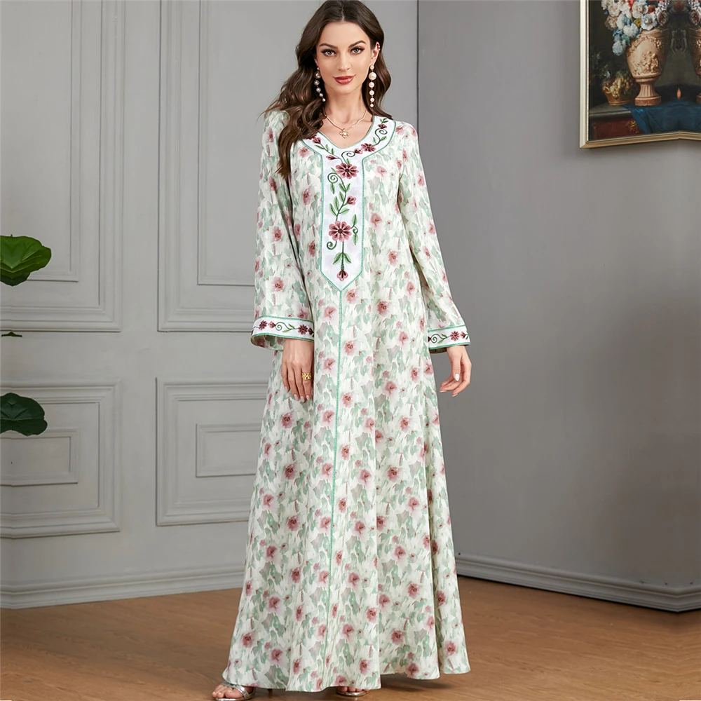 Dresses for Women 2023 Autumn Muslim Fashion Dubai Abaya Printed Kaftan Party Dress Islamic Clothing Gulf Jalabiya Robe Caftan
Dresses for Women 2023 Autumn Muslim Fashion Dubai Abaya Printed Kaftan Party Dress Islamic Clothing Gulf Jalabiya Robe Caftan