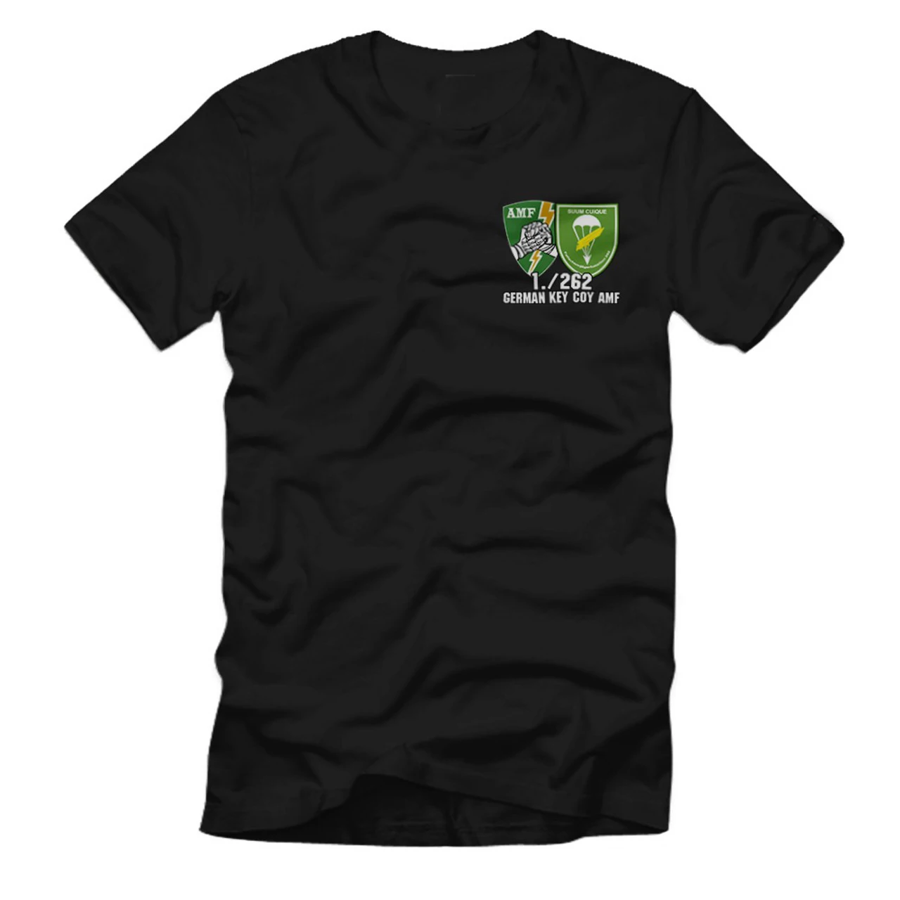 1-262 German Key Coy AMF FschJgBtl 262 Company AE Bundeswehr T-Shirt. Summer Cotton Short Sleeve O-Neck Mens T Shirt New S-3XL
1-262 German Key Coy AMF FschJgBtl 262 Company AE Bundeswehr T-Shirt. Summer Cotton Short Sleeve O-Neck Mens T Shirt New S-3XL