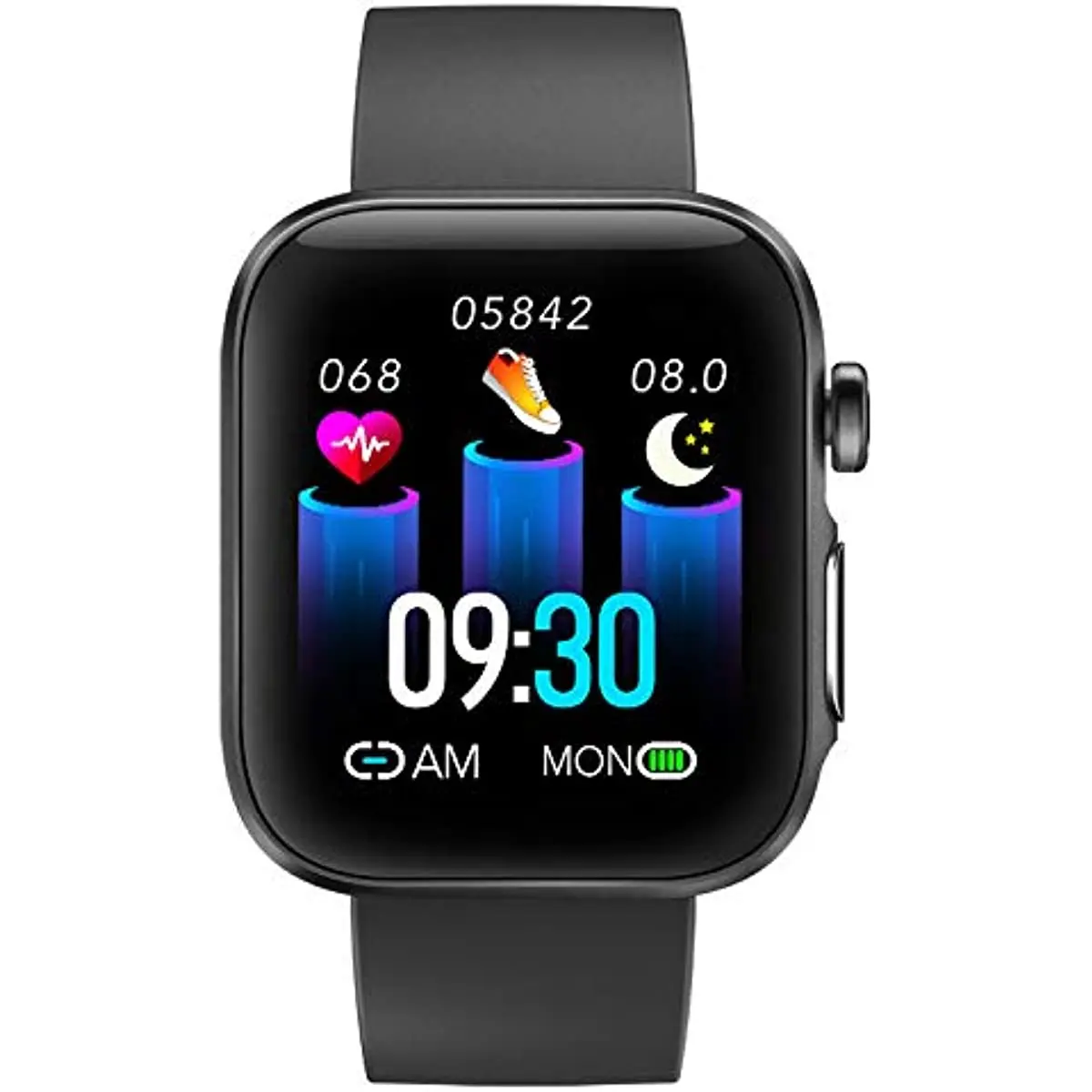 Smart Watch for Phone Android or iOS, Sport Tracker Showing Sport info via TFT Screen,IP68 Waterproof,Sleep Tracker
Smart Watch for Phone Android or iOS, Sport Tracker Showing Sport info via TFT Screen,IP68 Waterproof,Sleep Tracker