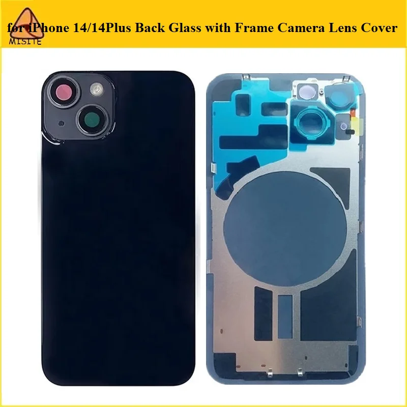 10Pcs for iPhone 14 Plus/14Plus Back Battery Glass Cover Rear Housing Door with Frame Back Camera Lens Metal Plate Magnetic
10Pcs for iPhone 14 Plus/14Plus Back Battery Glass Cover Rear Housing Door with Frame Back Camera Lens Metal Plate Magnetic