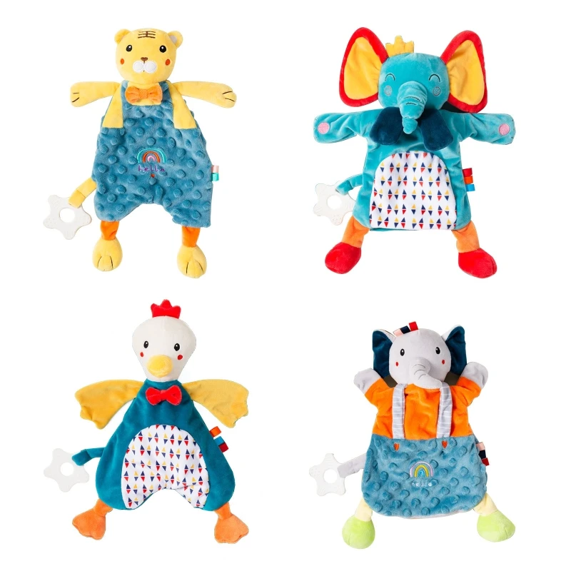 Comfortable Soft Toys Baby Appease Towel Rattle Infant Lovely Animal Shape Soothing Handkerchief Blanket for Home Travel
Comfortable Soft Toys Baby Appease Towel Rattle Infant Lovely Animal Shape Soothing Handkerchief Blanket for Home Travel