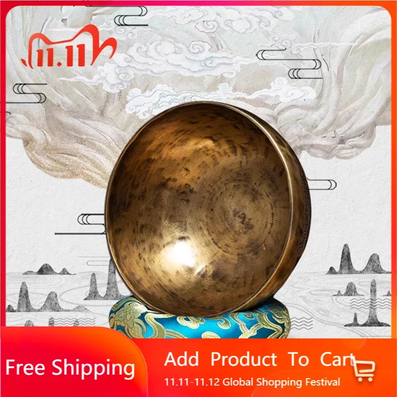 Buddism Tibetan Singing Bowl Gong Meditation Healing Yoga Singing Bowl Spiritual Mindfulness Campana Tibetana Home Furnishings
Buddism Tibetan Singing Bowl Gong Meditation Healing Yoga Singing Bowl Spiritual Mindfulness Campana Tibetana Home Furnishings