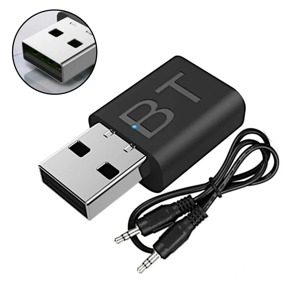 Wireless Audio Transmitter Receiver 2 In 1 Adapter With 3.5mm Cable For Car TV Earphone Speaker Aux Bluetooth-Compatible 5.0
Wireless Audio Transmitter Receiver 2 In 1 Adapter With 3.5mm Cable For Car TV Earphone Speaker Aux Bluetooth-Compatible 5.0