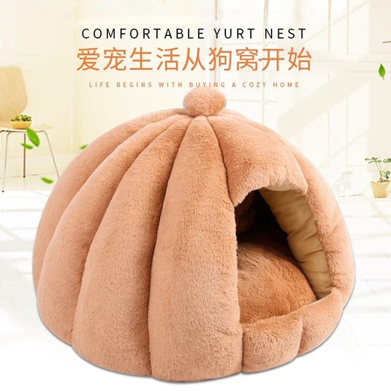 50x43cm Pet Tent-Soft Bed for Dog Cat Autumn Winter Deep Sleep Round Kennel Semi-Enclosed Beds Plush Thickened Pet Beds Mats
50x43cm Pet Tent-Soft Bed for Dog Cat Autumn Winter Deep Sleep Round Kennel Semi-Enclosed Beds Plush Thickened Pet Beds Mats
