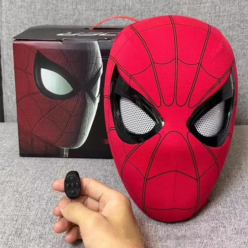 Mascara Spiderman Headgear Mask Cosplay Moving Eyes Electronic Mask Spider Man Remote Control Elastic Toys Adults Kids Gift
Mascara Spiderman Headgear Mask Cosplay Moving Eyes Electronic Mask Spider Man Remote Control Elastic Toys Adults Kids Gift