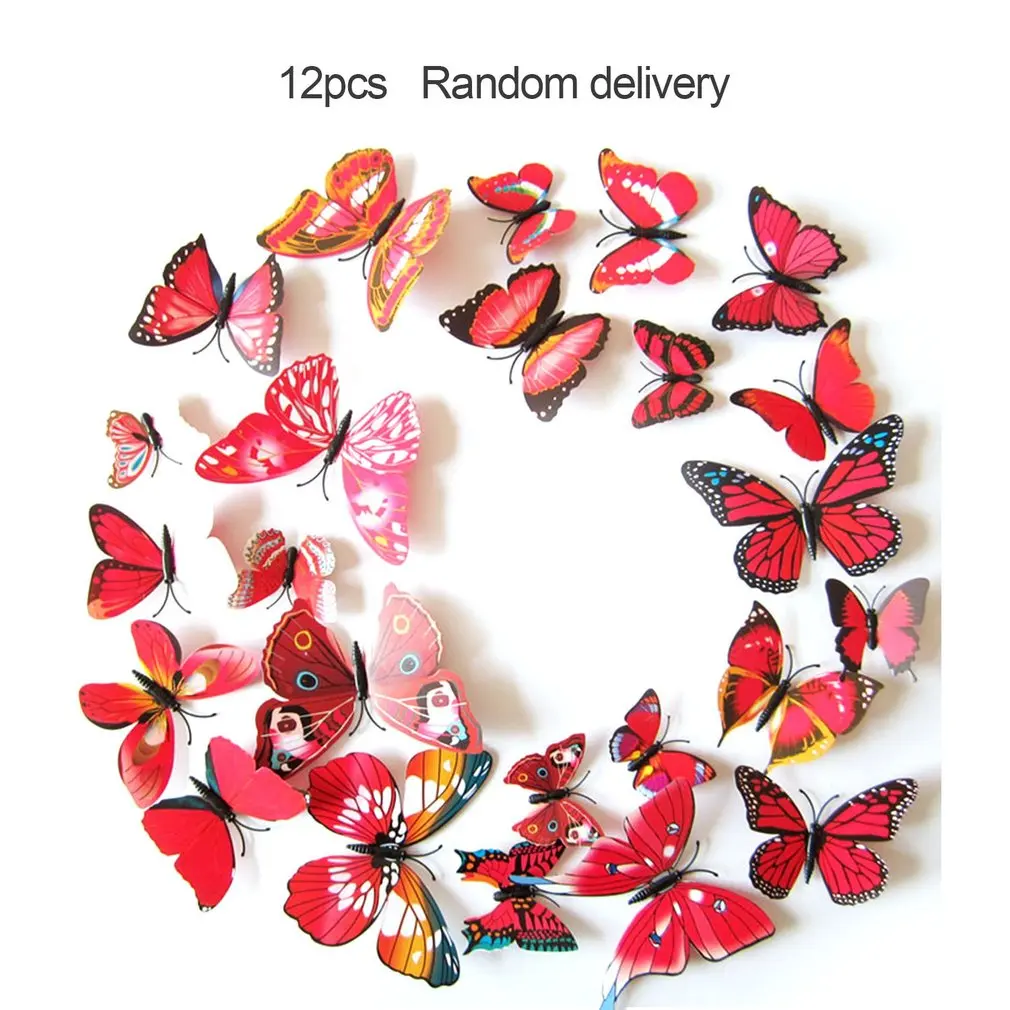Drop shipping 12pcs PVC 3d Butterfly wall decor cute Butterflies wall stickers art Decals home Decoration room wall art
Drop shipping 12pcs PVC 3d Butterfly wall decor cute Butterflies wall stickers art Decals home Decoration room wall art