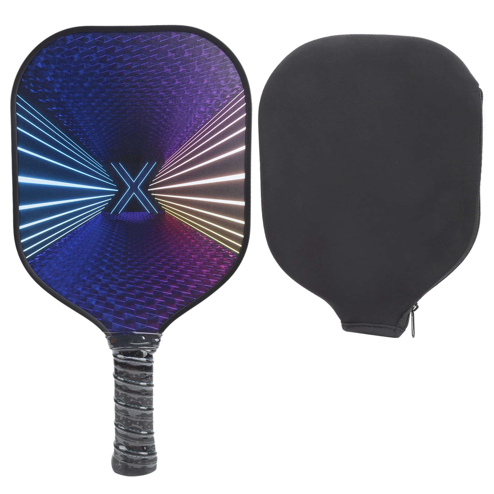 Portable Fiberglass Pickleball Paddle Racket PP Core Good Hand Feeling for Indoor Outdoor Training
Portable Fiberglass Pickleball Paddle Racket PP Core Good Hand Feeling for Indoor Outdoor Training