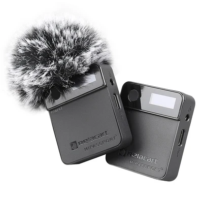 Relacart Mi1 2.4GHz Wireless Lavalier Microphone System Transmitter Reciever Mic For Smartphone Camera Vlog Interview Microphone
Relacart Mi1 2.4GHz Wireless Lavalier Microphone System Transmitter Reciever Mic For Smartphone Camera Vlog Interview Microphone