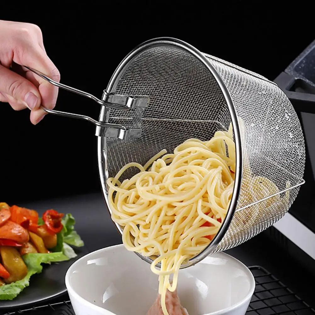 Frying Basket Cooking French Fries Basket Non-stick Bottom Foldable Handle Heat Resistant Strainer Basket Kitchen Gadget 주방용품
Frying Basket Cooking French Fries Basket Non-stick Bottom Foldable Handle Heat Resistant Strainer Basket Kitchen Gadget 주방용품