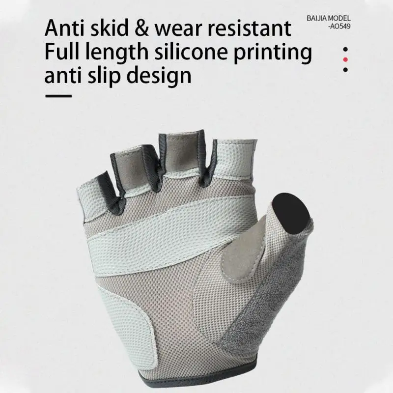 1 Pair Gym Sports Sweat Absorption Breathable Gloves Fingerless Gloves Outdoor Shock Absorption Cycling Motorcycle Gloves
1 Pair Gym Sports Sweat Absorption Breathable Gloves Fingerless Gloves Outdoor Shock Absorption Cycling Motorcycle Gloves