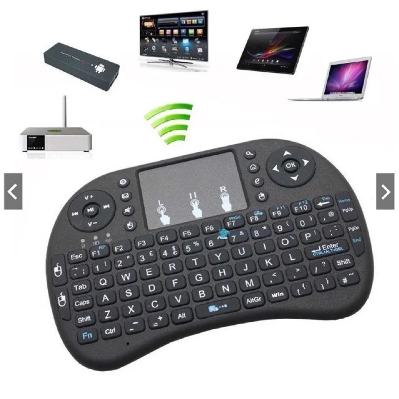 I8 Russian Wireless Mini Keyboard Lithium Battery Air Mouse Remote Control With Touchpad For PC, TV Box Windows
I8 Russian Wireless Mini Keyboard Lithium Battery Air Mouse Remote Control With Touchpad For PC, TV Box Windows
