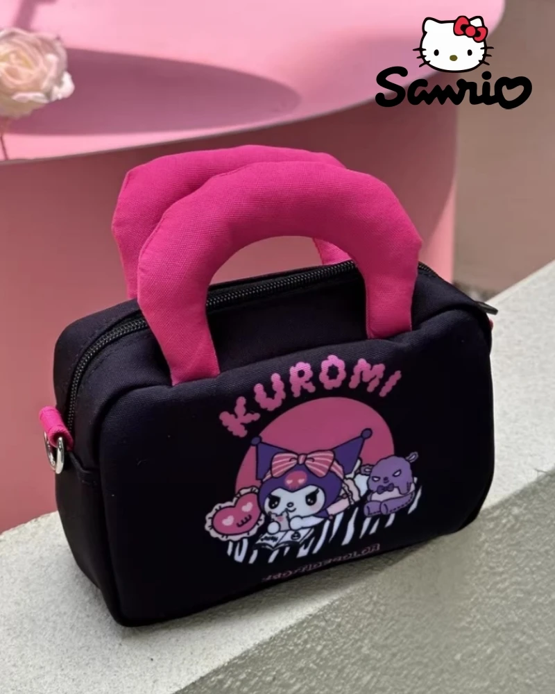 Sanrio милый Kuromi Cinamoroll кросс-боди милая девушка модный мультяшный тренд мини сумка с