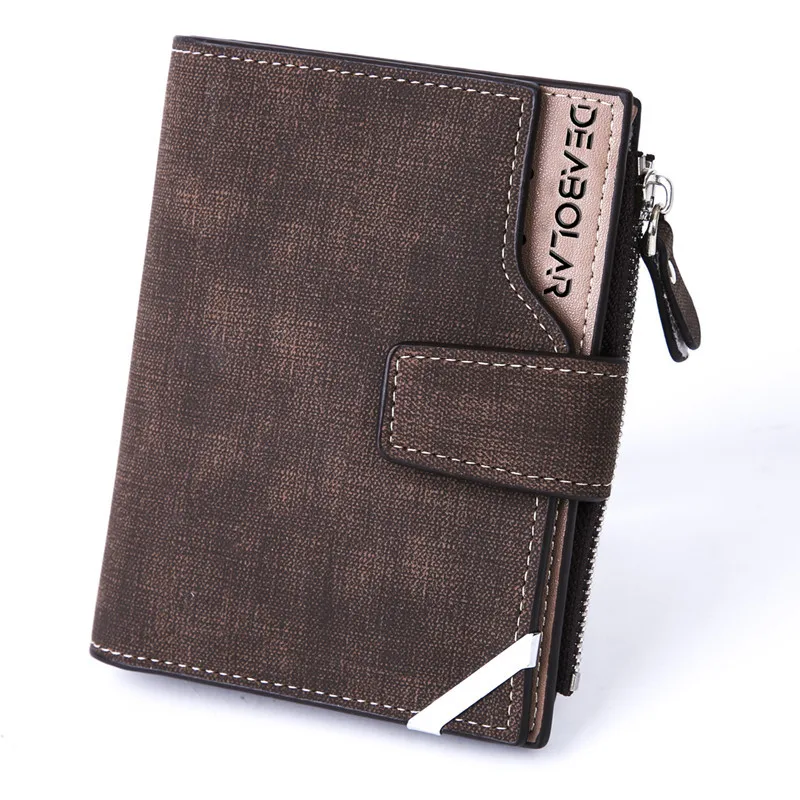 New Men's Short Wallet Casual Retro Canvas Pattern Men's Buckle Business Simple Wallet Luxury Designer Card Case Money Bag
New Men's Short Wallet Casual Retro Canvas Pattern Men's Buckle Business Simple Wallet Luxury Designer Card Case Money Bag