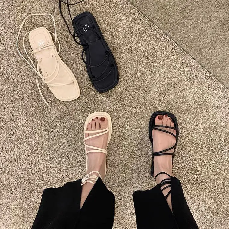 Gladiator Sandals Women's 2022 Summer Women's Thick Sole Platform Flat Shoes Women's Fashion Cross Strap Sandals Women's Shoes
Gladiator Sandals Women's 2022 Summer Women's Thick Sole Platform Flat Shoes Women's Fashion Cross Strap Sandals Women's Shoes