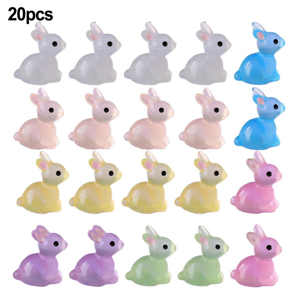 20PCS Fluorescence Rabbit Figurine For DIY Garden Dollhouse Multi Color Ornament Landscape Decor Tiny Gardening Props
20PCS Fluorescence Rabbit Figurine For DIY Garden Dollhouse Multi Color Ornament Landscape Decor Tiny Gardening Props