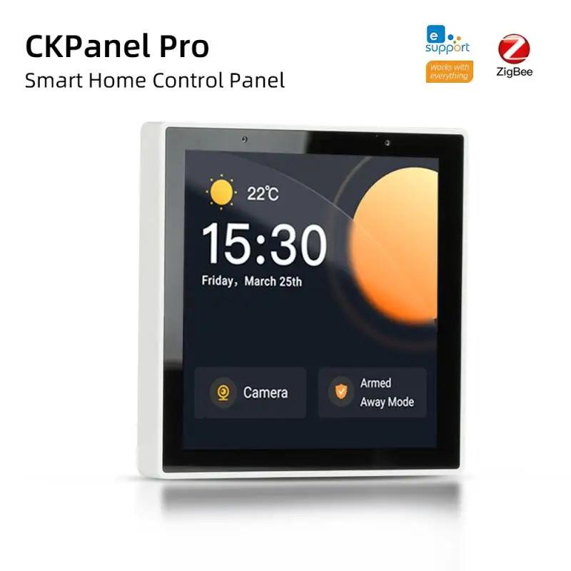 

Панель управления Ewelink Zigbee CKPanel Pro, умная панель управления, настенный выключатель для умного дома, с евровилкой, с термостатом, для Alexa Google Home