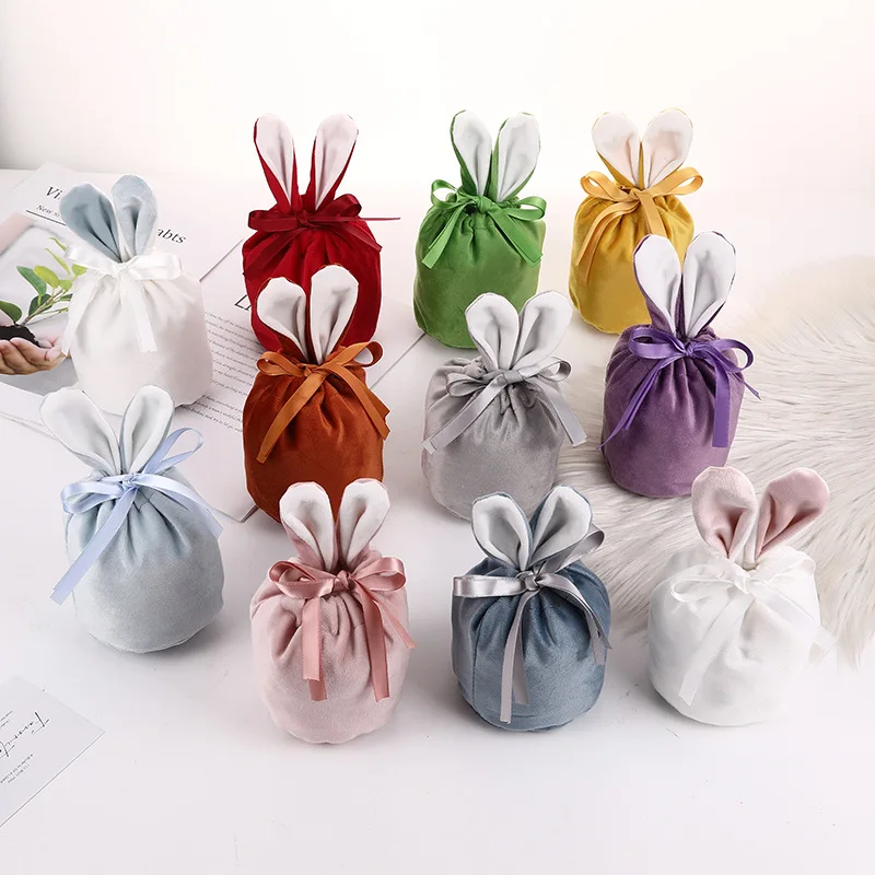 Cute Easter Rabbit Ear Velvet Candy Bag Package Easter Bunny Candy Gift Bag Happy Easter Party Decoration Kid's Favor Gifts
Cute Easter Rabbit Ear Velvet Candy Bag Package Easter Bunny Candy Gift Bag Happy Easter Party Decoration Kid's Favor Gifts