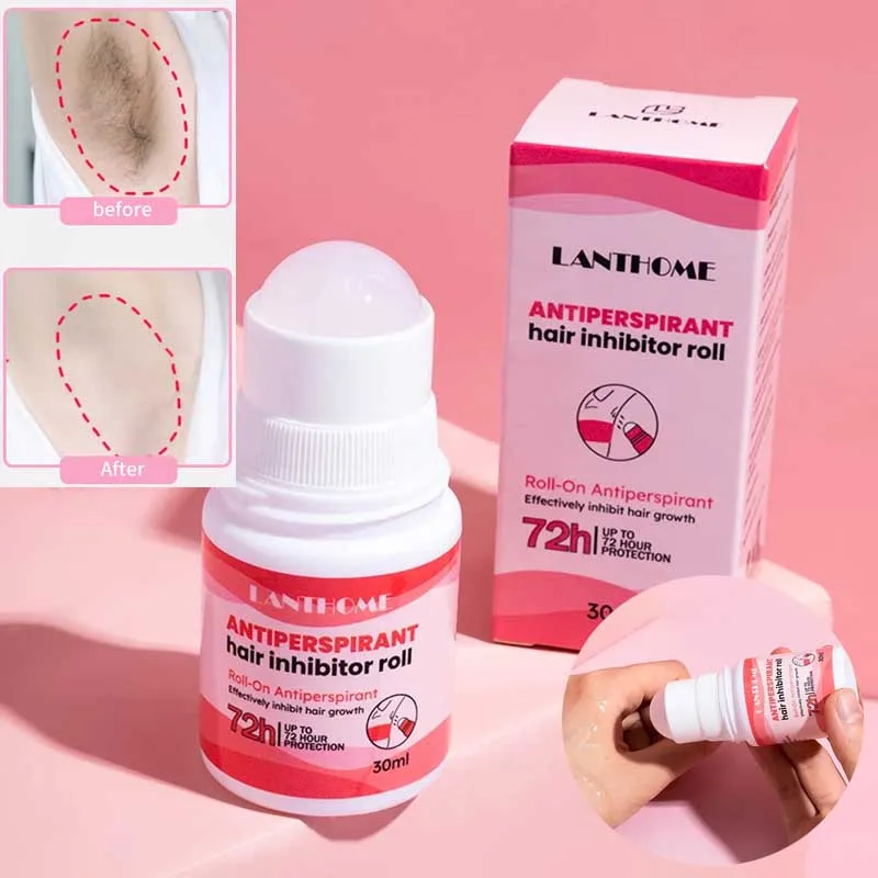 Permanant Hair Growth Removal Inhibitor Armpit Body Deodorization Stop Wweat Dew Painless Stop Hair Depilatory Roll 30ml
Permanant Hair Growth Removal Inhibitor Armpit Body Deodorization Stop Wweat Dew Painless Stop Hair Depilatory Roll 30ml
