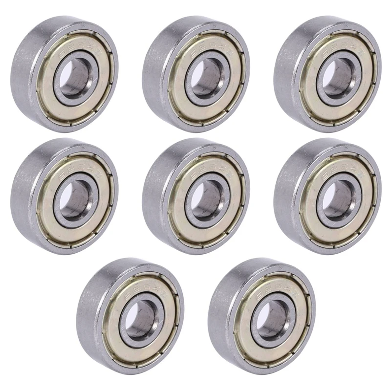 8X 626Z Double Sealed Ball Bearings 6X19x6mm Carbon Steel Silver
8X 626Z Double Sealed Ball Bearings 6X19x6mm Carbon Steel Silver