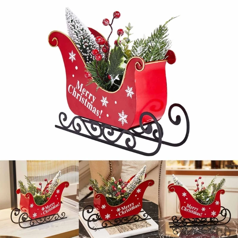 Christmas Metal Sleigh Decoration with Christmas Tree Red Berries Led Light for Home Festival Holiday Party Decoration
Christmas Metal Sleigh Decoration with Christmas Tree Red Berries Led Light for Home Festival Holiday Party Decoration
