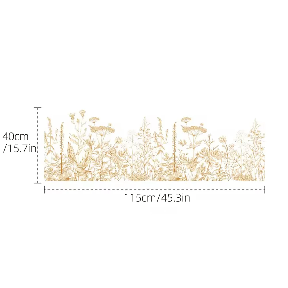 Наклейки на стену "Дикие цветы", ПВХ 
Наклейки на стену "Дикие цветы", ПВХ