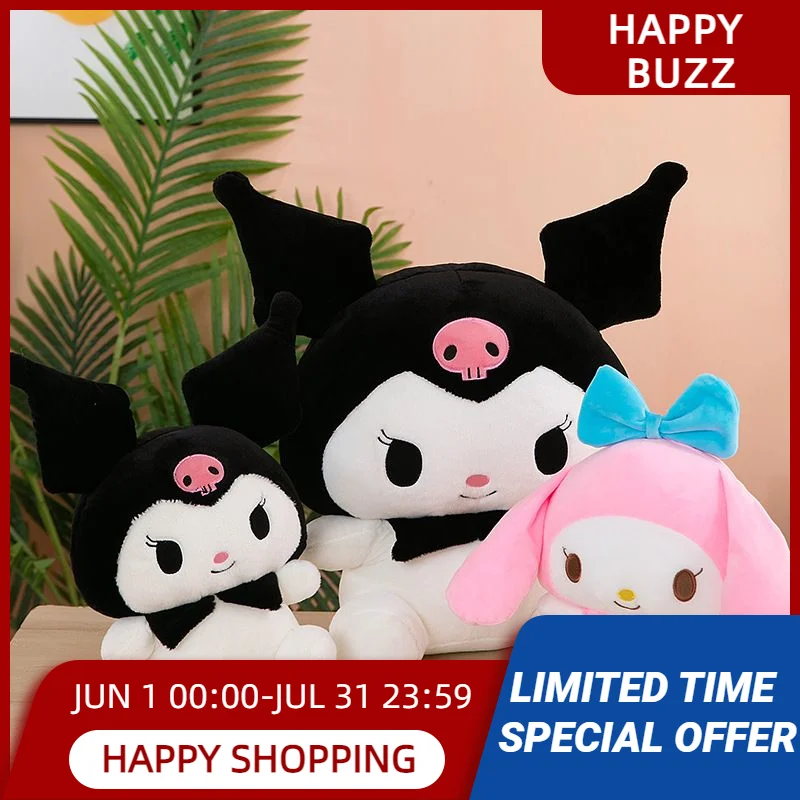 Sanrio Kawaii Kuromi My Melody Bow-tie Smiley Face Soft Doll Room Decoration Pillow Toys Birthday Gifts
Sanrio Kawaii Kuromi My Melody Bow-tie Smiley Face Soft Doll Room Decoration Pillow Toys Birthday Gifts