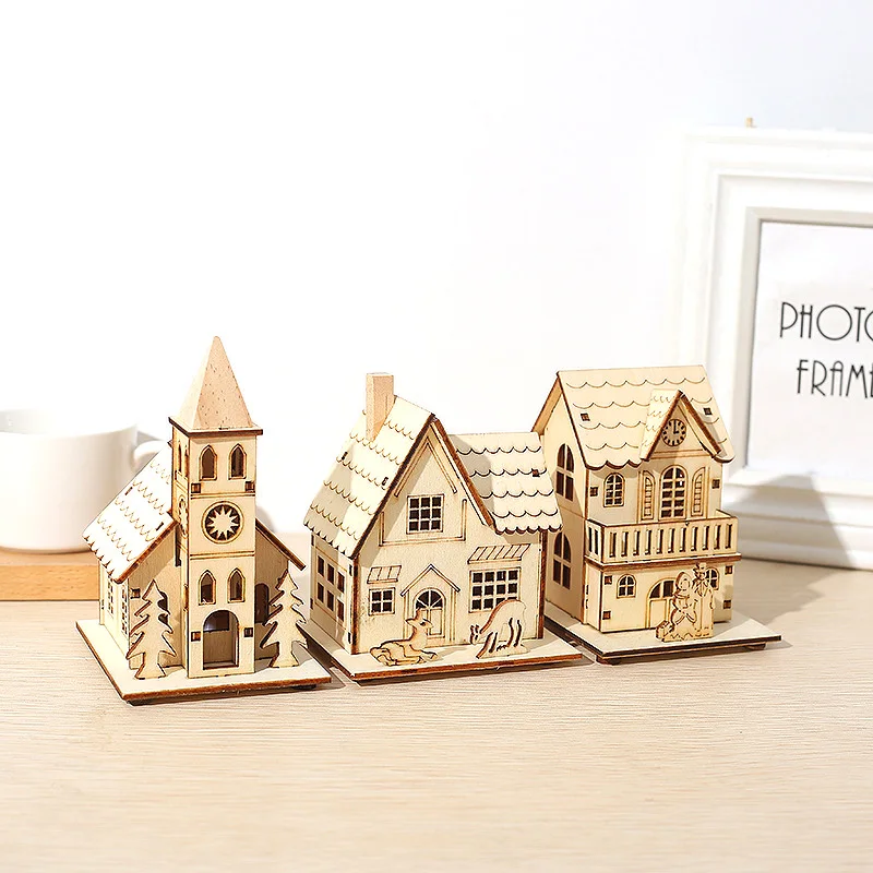 Small Wooden House Ornaments Gifts Home Bookshelf Decorations Crafts Gift Bookcase Table Desktop Tree Decoration Luminous Decor
Small Wooden House Ornaments Gifts Home Bookshelf Decorations Crafts Gift Bookcase Table Desktop Tree Decoration Luminous Decor
