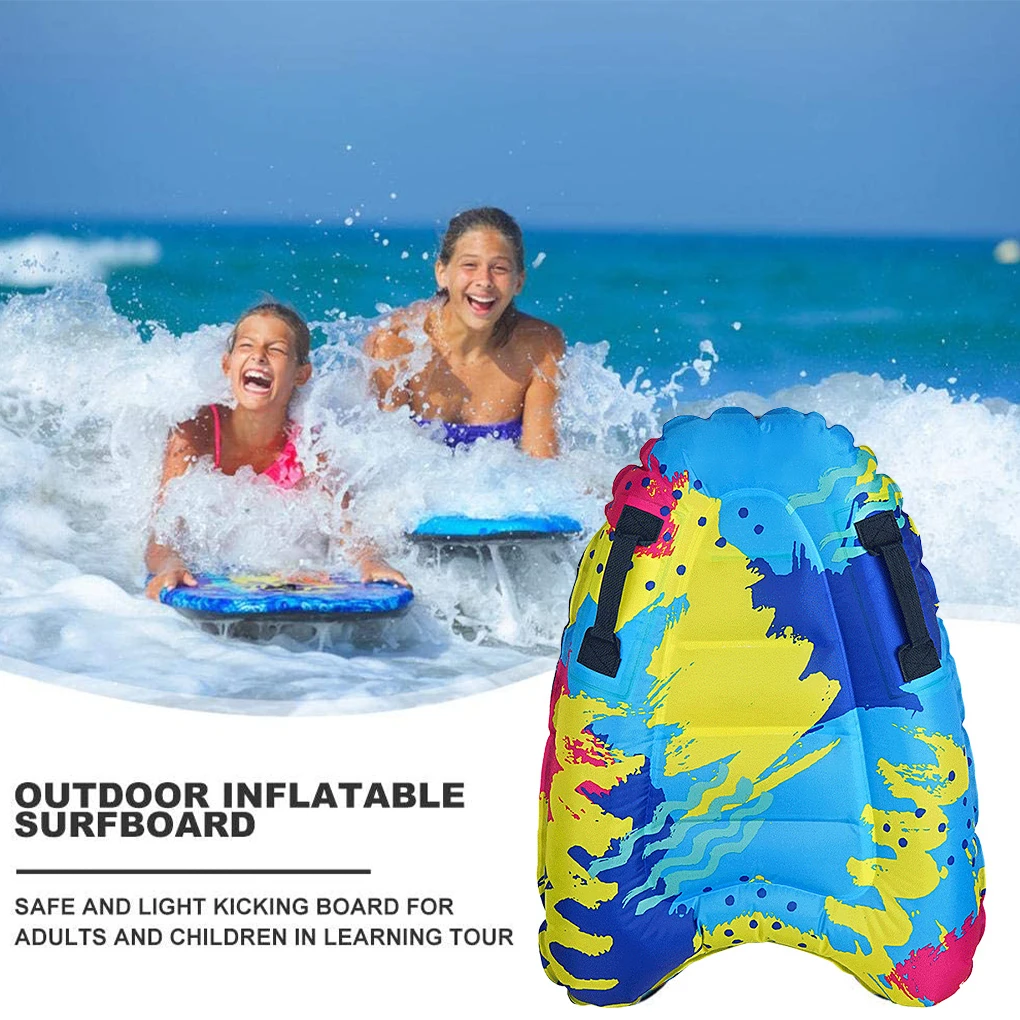 75cm x 52cm Children Inflatable Bodyboards Kids Lightweight Soft Surfboards Outdoor Swimming Pool Beach Floating Mat Pad Float
75cm x 52cm Children Inflatable Bodyboards Kids Lightweight Soft Surfboards Outdoor Swimming Pool Beach Floating Mat Pad Float