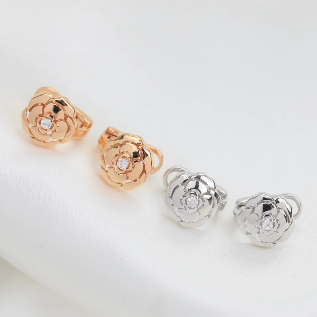 Top Quality Pure 925 Sliver Stud Camellia Earrings For Women Exquisite Flower Luxury Ear Clip Jewelry Fashion Brand Fashion Gift
Top Quality Pure 925 Sliver Stud Camellia Earrings For Women Exquisite Flower Luxury Ear Clip Jewelry Fashion Brand Fashion Gift