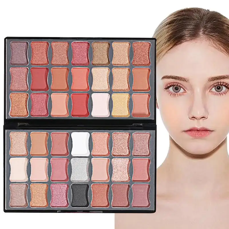 All Set Eyeshadow Palette 42 Colors Matte Shimmer Highly Pigmented Eye Makeup Eyeshadow Pallet Long Lasting Blendable Natural
All Set Eyeshadow Palette 42 Colors Matte Shimmer Highly Pigmented Eye Makeup Eyeshadow Pallet Long Lasting Blendable Natural