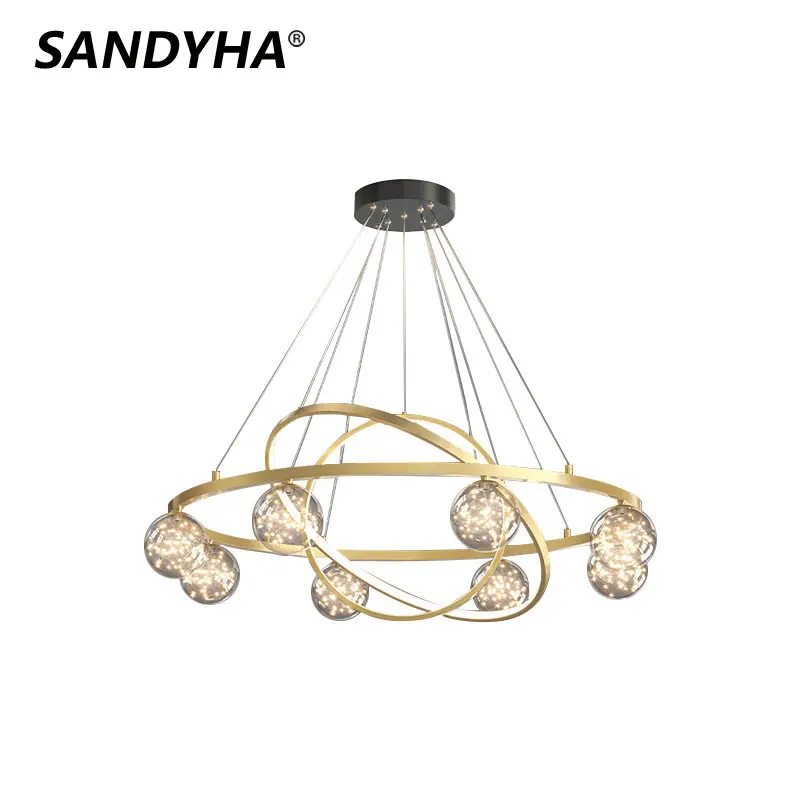 2022 Nordic New Ceiling Chandelier Golden Glass LED Interior Lighting Bedroom Living Room Dining Room Hotel Pendant Lamp
2022 Nordic New Ceiling Chandelier Golden Glass LED Interior Lighting Bedroom Living Room Dining Room Hotel Pendant Lamp