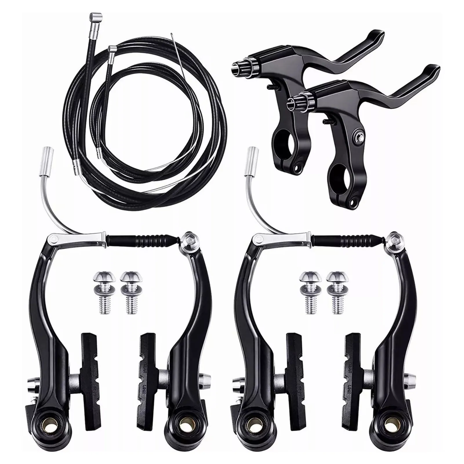 Bike Front Rear V Brake Set Aluminum Alloy MTB Mountain Handle Brake Pads Hydraulic Brakes GripsParts Riding Accessories
Bike Front Rear V Brake Set Aluminum Alloy MTB Mountain Handle Brake Pads Hydraulic Brakes GripsParts Riding Accessories