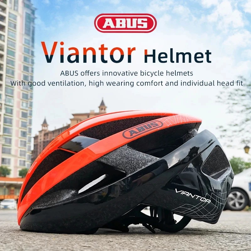 ABUS Viantor Ultralight Professional Bicycle Helmet Road Bike EPS Shock-absorbing Riding Helmet MTB Cycling Sport Safety Helmet
ABUS Viantor Ultralight Professional Bicycle Helmet Road Bike EPS Shock-absorbing Riding Helmet MTB Cycling Sport Safety Helmet