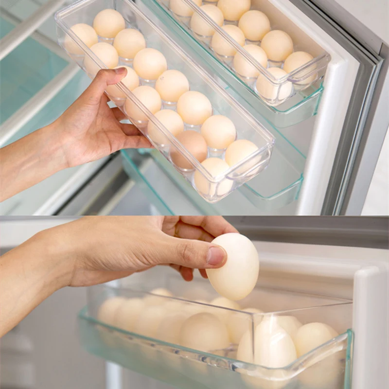 Refrigerator door egg storage box organizer transparent egg bright red egg storage shelf containers 
Refrigerator door egg storage box organizer transparent egg bright red egg storage shelf containers