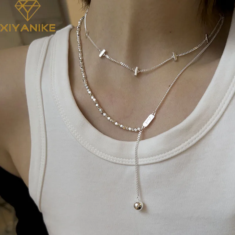 XIYANIKE 2023 New Thin Bar Collar Chain Necklace For Women Girl Simple Fashion Trendy Jewelry Lady Gift Party collier femme
XIYANIKE 2023 New Thin Bar Collar Chain Necklace For Women Girl Simple Fashion Trendy Jewelry Lady Gift Party collier femme
