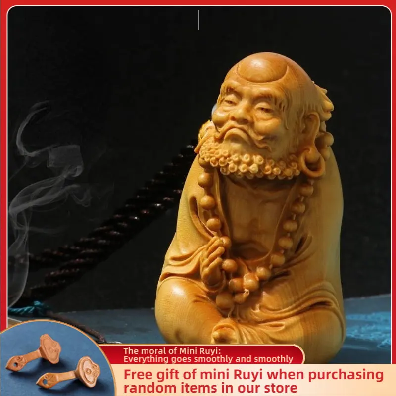 Деревянная резная скульптура самшит, высокое качество, Dharma Zen Tao Amass Fortunes, современное искусство, аксессуары для украшения дома
Деревянная резная скульптура самшит, высокое качество, Dharma Zen Tao Amass Fortunes, современное искусство, аксессуары для украшения дома